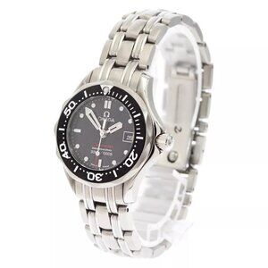 OMEGA Seamaster300 212.30.28.61.01.001 Date black Dial Quartz Ladies_877608